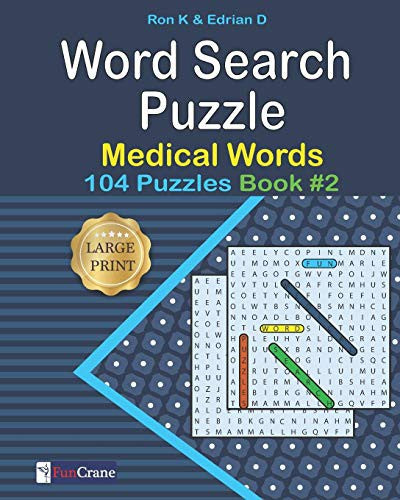 Word Search Puzzle: Medical words: 104 Puzzles by D, Edrian cover