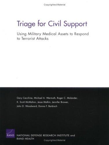 Triage for Civil Support: Using Military Medical Assets to Respond to Terrorist Attacks by Cecchine, Gary cover